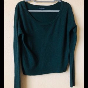 American Eagle Outfitters Forest Green Sweater
